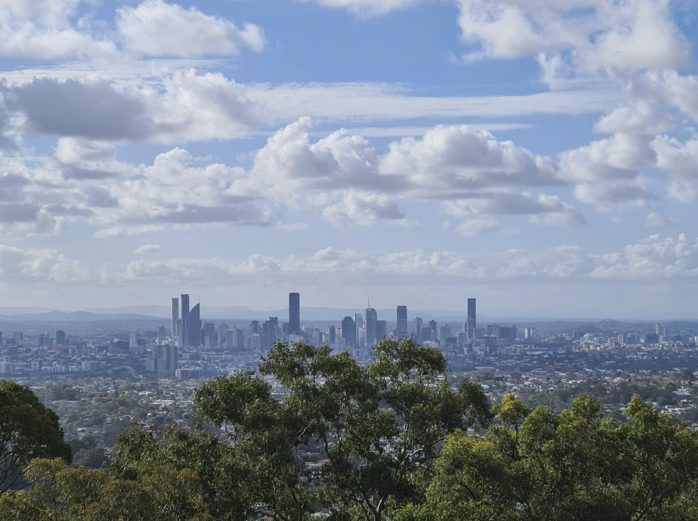 Mount Gravatt Lookout view of CBD